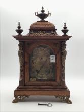 Beautiful Antique German Junghans Keywind Mantle