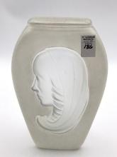 Art Deco Phoenix Glass Madonna Vase