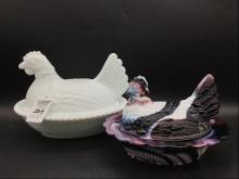 Lot of 2 Chicken on the Nests Including