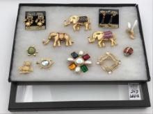 Jewelry Collection of Mostly Monet Various Pins