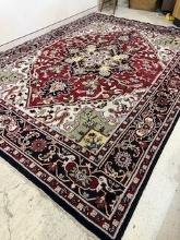 Lg. Antique Heriz Carpet (8 Ft. 9 Inches X 12 Ft)
