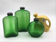 Lot of 4 Water Jugs Including Oxford Ceramic