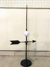 Table Top Lightening Globe w/ Metal