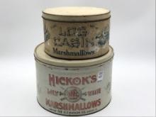 Lot of 2 Nice Marshmellow Tins Including