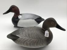Nice Pair of Canvasbacks by Phil Babe