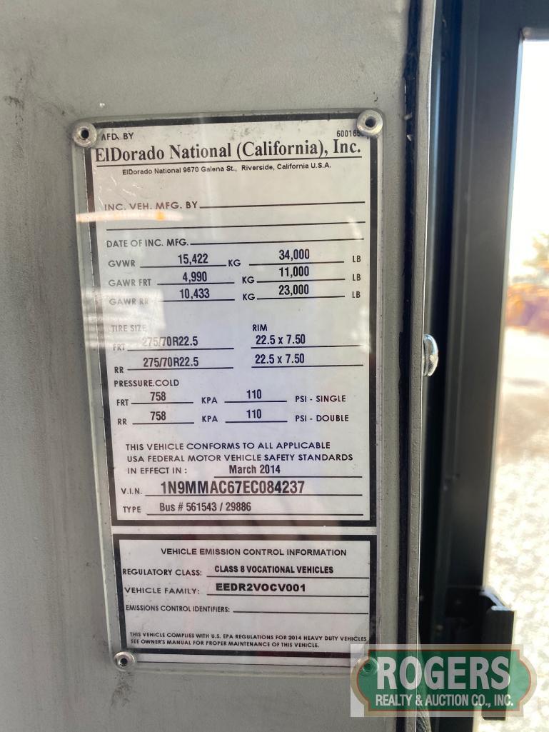 2015 EL DORADO NATIONAL Bus