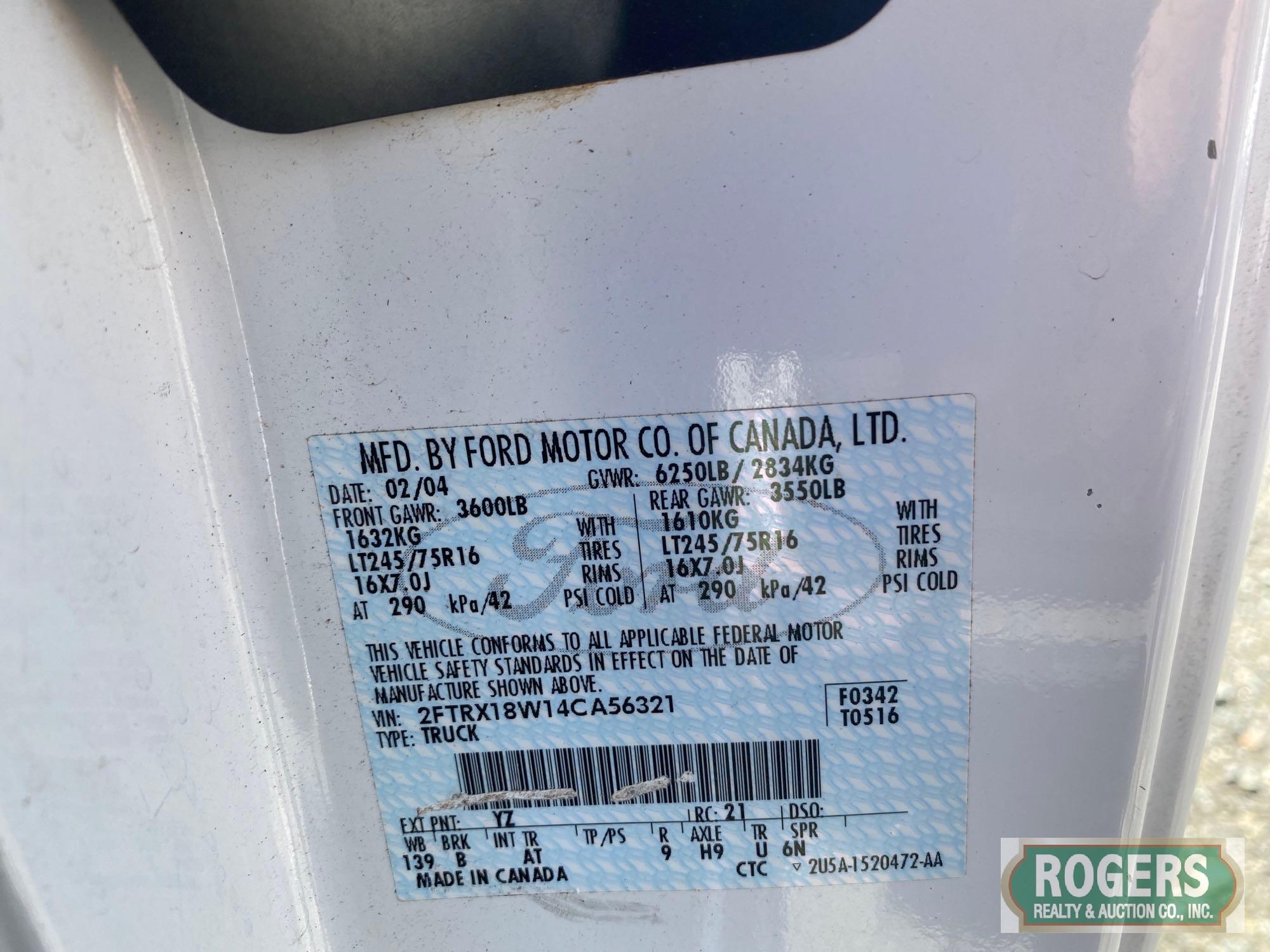 2004 FORD F-150 EXT