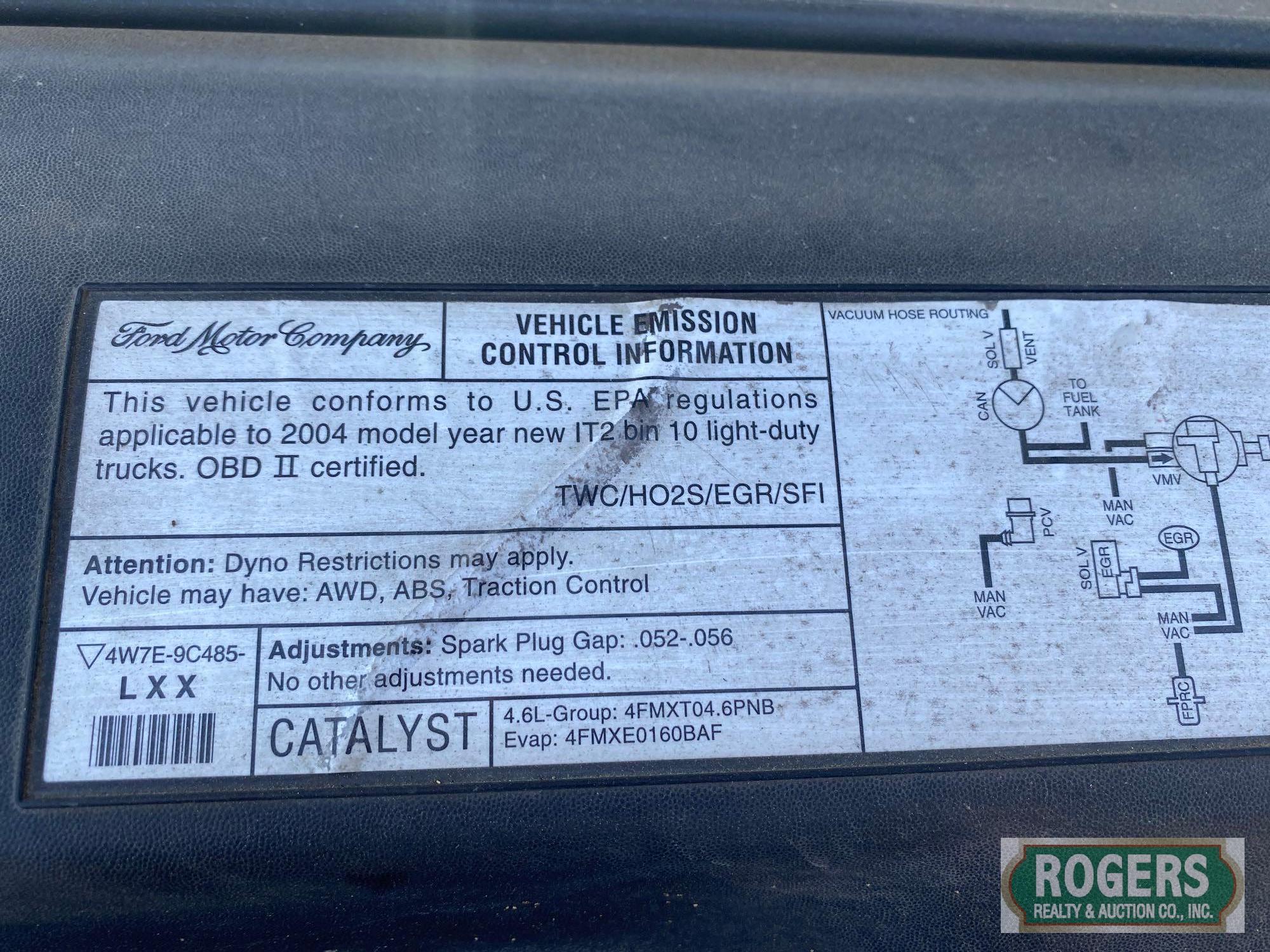 2004 FORD F-150 EXT