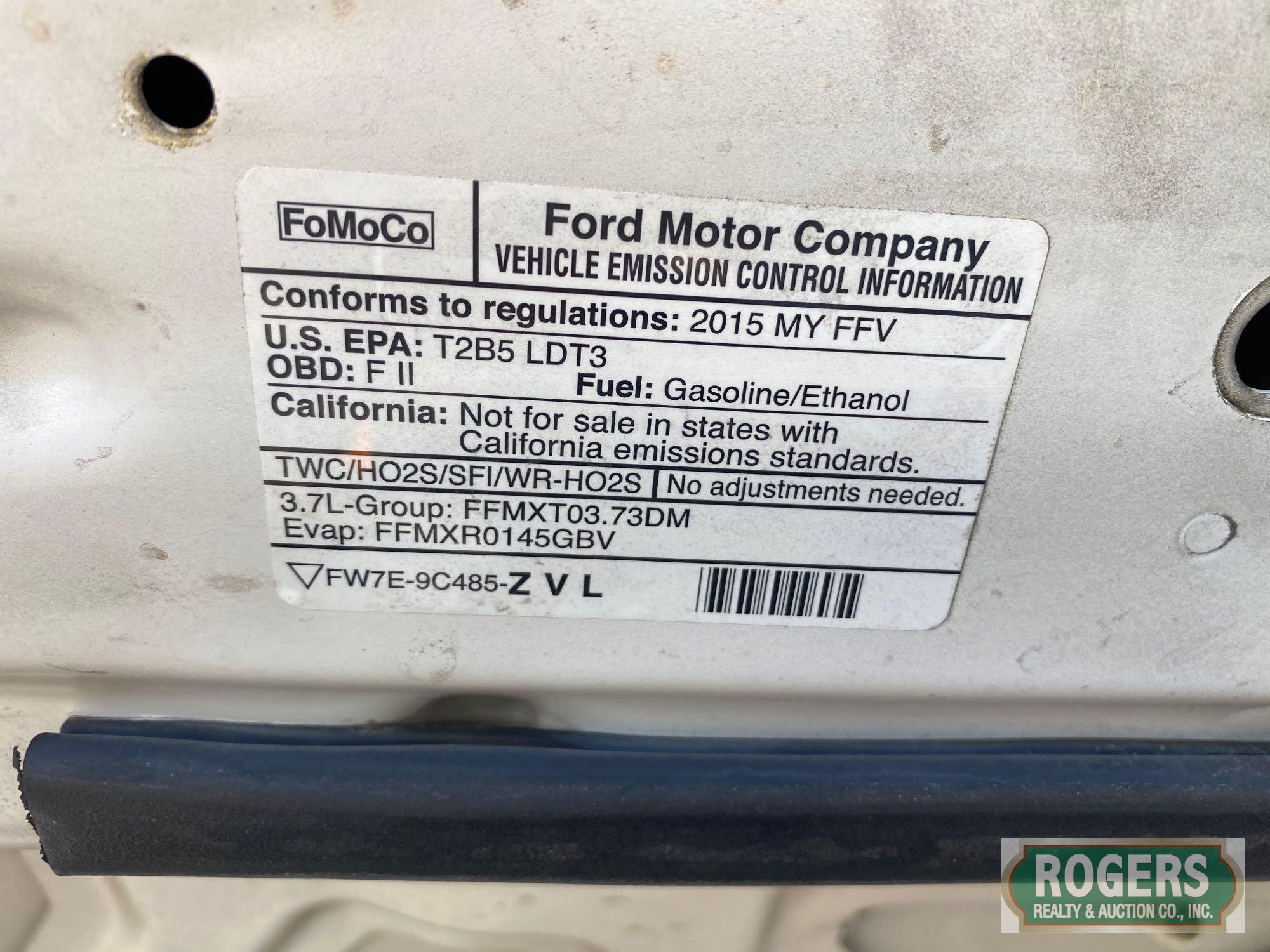 2015 FORD EXPLORER INTR