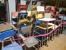 52 student chairs 3 rolling chairs