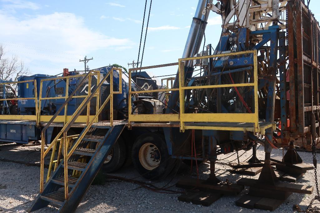 2008 Stewart & Stevenson / Crown Workover Rig, VIN 1C9SX15488A978008, Crown Viscount CE600DD Double