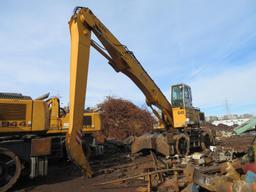 Liebherr Hydraulic Rubber Tire Mobile Material Handler Model Litronic A944B HD, S/N