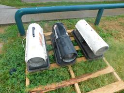 LOT: (3) Assorted Kerosene Heaters