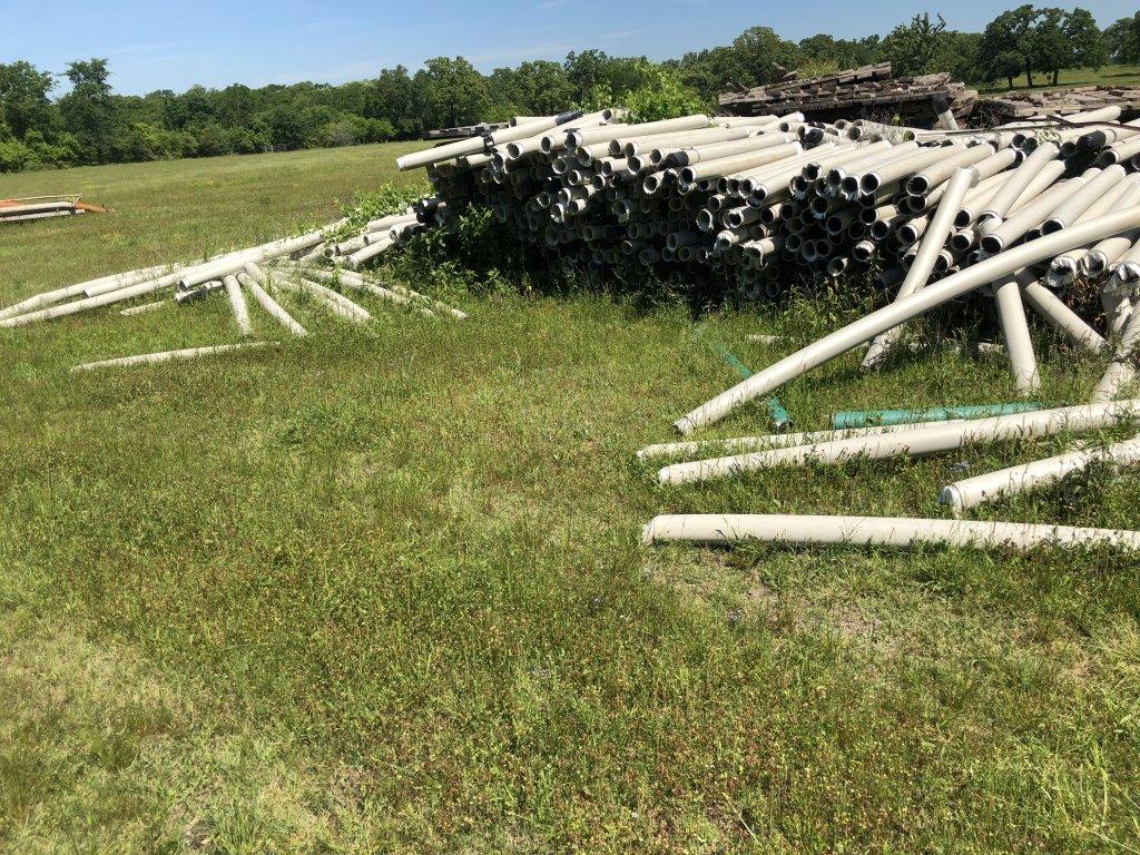 LOT: Assorted Surplus Material - Steel Pipe , Vaves, Piclamps, catwalks, Pi