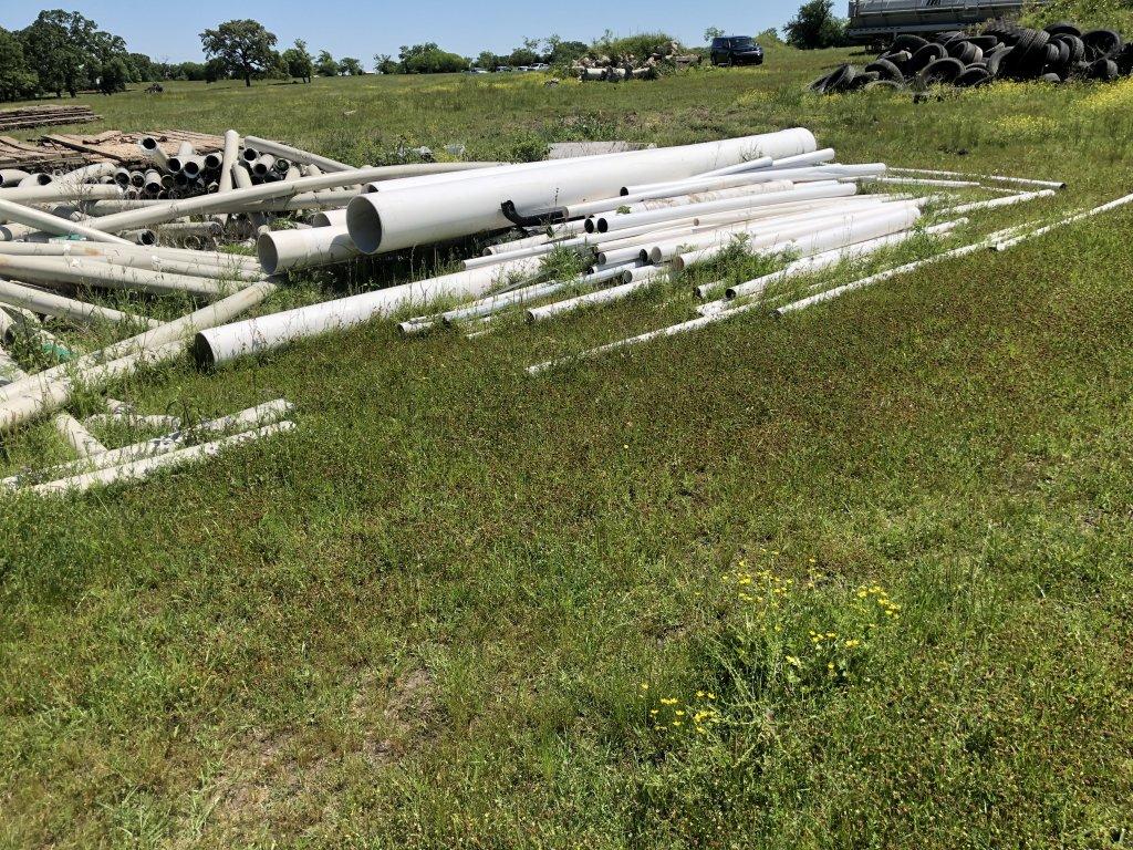 LOT: Assorted Surplus Material - Steel Pipe , Vaves, Piclamps, catwalks, Pi