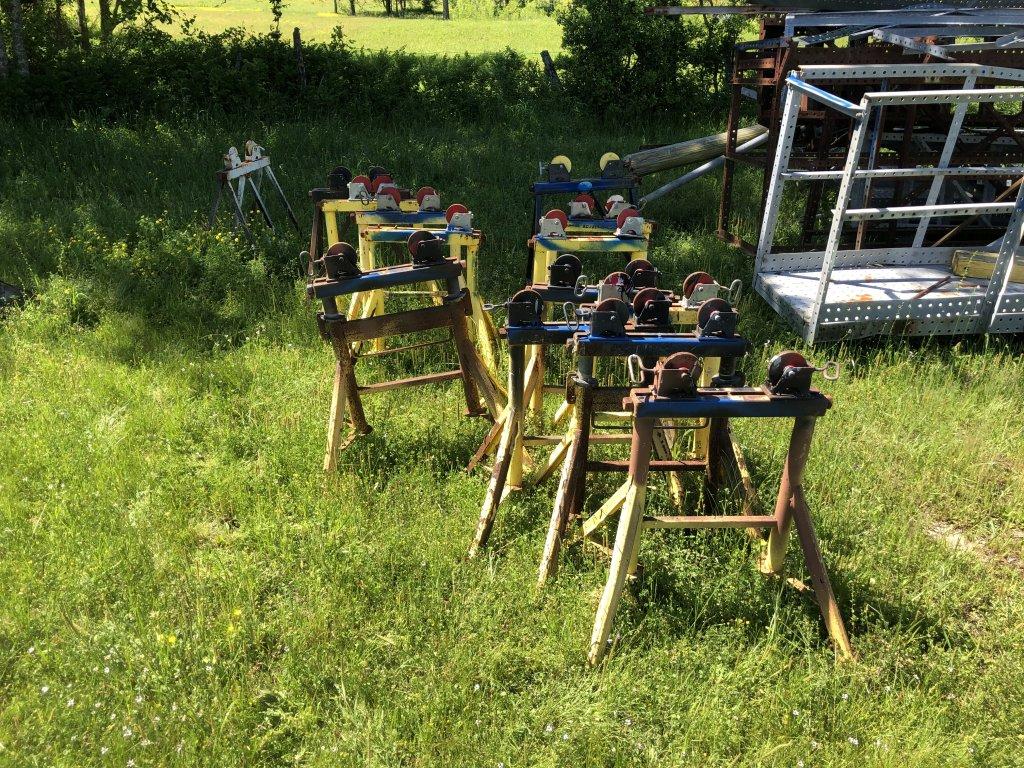 LOT: Assorted Surplus Material - Steel Pipe , Vaves, Piclamps, catwalks, Pi