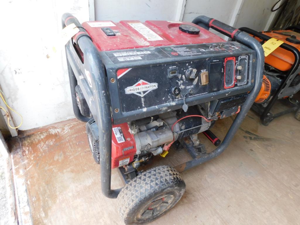 Briggs & Stratton 389cc Gas Powered Generator, Electric Start, 7500 Watt