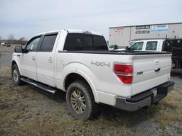 2010 Ford 150 Lariat 4x4 Pickup Supervisor Truck, Crew Cab, 6 ft. Bed, Leather Interior, power