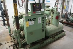 Sullair 200 HP Rotary Air Compressors Model LS-25-2001-LW/C, S/N 003-125954, with Touchpad Control