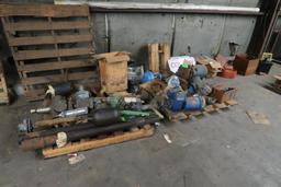 LOT: Assorted Parts & Shelving