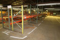 LOT: (33) Sections Assorted Pallet Rack (delay removal)