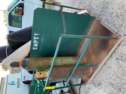 LOT: Cylinder Racks, (4) Propane Cylinders