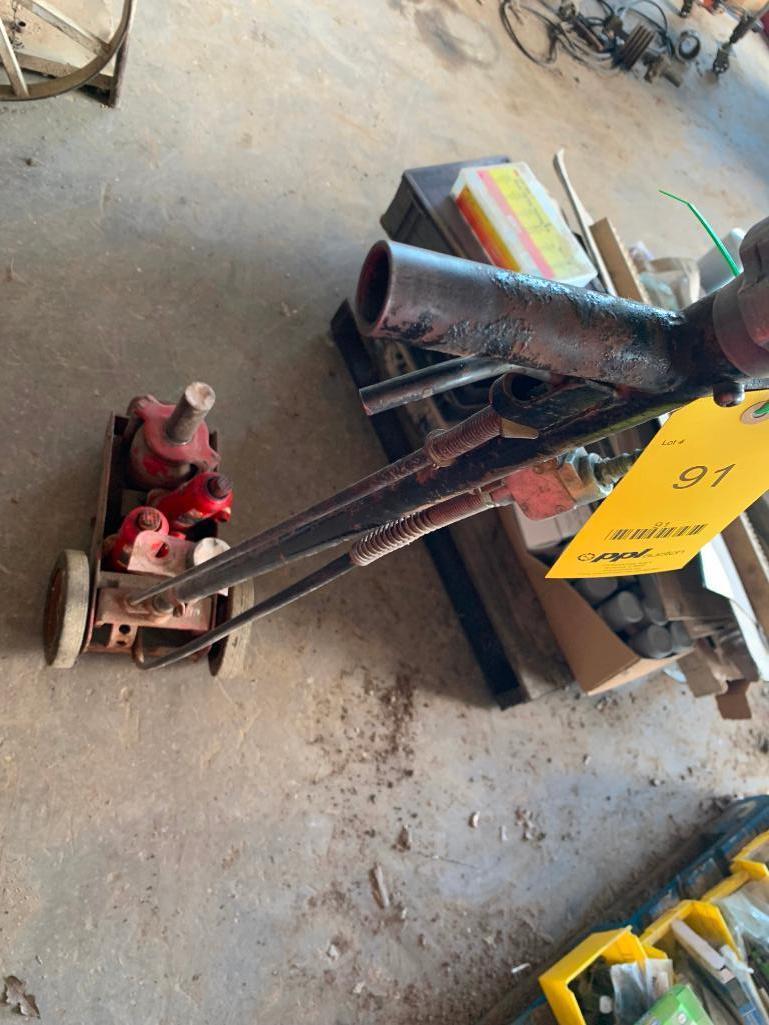 Hydraulic Bottle Jack with Wheels, (2) Bottle Jacks