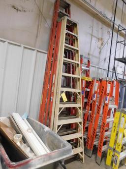 LOT: (1) 12 ft. & (2) 10 ft. A-Frame Ladders