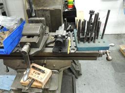 Bridgeport Milling Machine Model Bh 13423, and Misc. Tooling