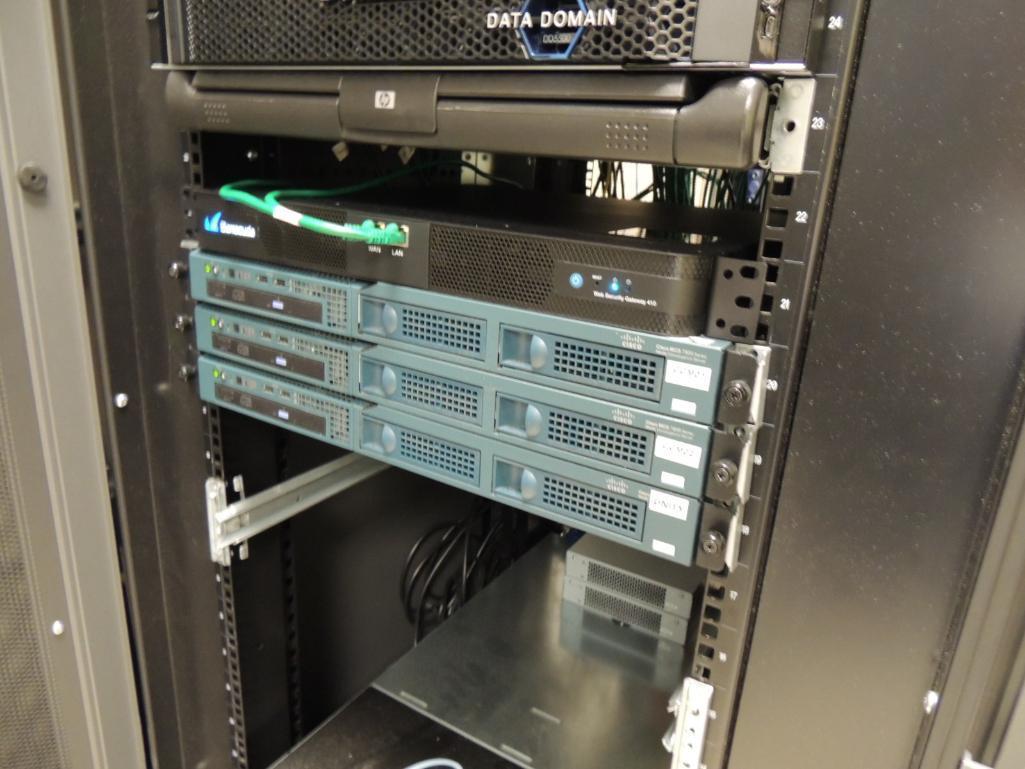 LOT: IT Server Room Equipment (4) Cisco Catalyst 2960 x Series, (1) 3560g-Poe24, Panduit Cat 5 Data