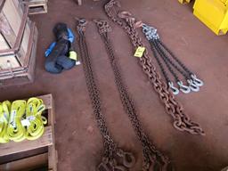 LOT: Assorted Chains & Straps