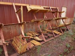 LOT: Assorted Caterpillar Wear Plates (located outside building - rack included)