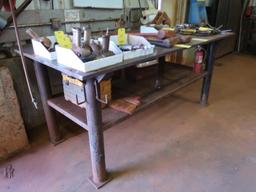 8 ft. x 4 ft. x 42 in. High Metal Work Table