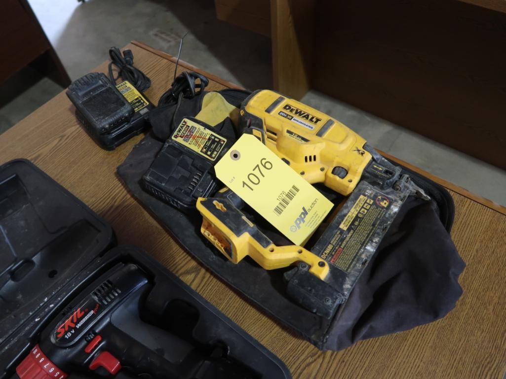 Dewalt 20 Volt, 18 ga. Brad Nailer Model DCN680, with (1) Battery & Charger