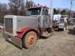 1994 Peterbilt Model 379, Tandem Axle Tractor, 14.GL LG Diesel, Masport and Gear Pumps, (AS IS - NOT