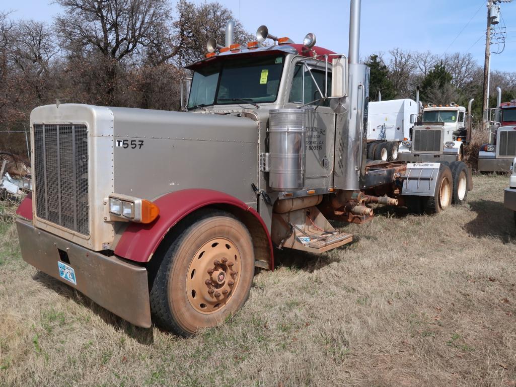 1994 Peterbilt Model 379, Tandem Axle Tractor, 14.GL LG Diesel, Masport and Gear Pumps, (AS IS - NOT