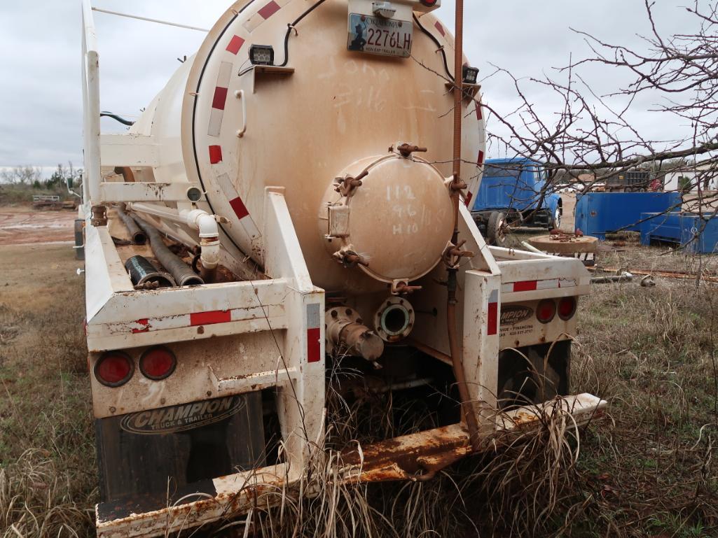 Galyean Vacuum Trailer, 130 BBL, Unit VT21