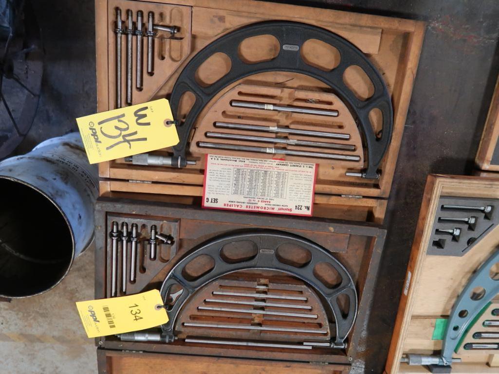 LOT: (2) Starrett 6 in. - 12 in. Micrometers