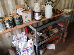 LOT: Contents of Conex Box including Magnetic Drill, Fluids, Rigging (excluding Lot #151)