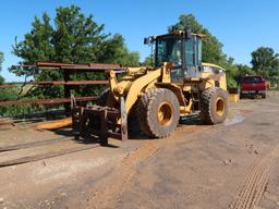 2006 Caterpillar Wheel Loader Model 938G, S/N CAT0938GHRTB02138, 8 ft. Forks, Quick Change, 8450