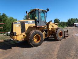 2006 Caterpillar Wheel Loader Model 938G, S/N CAT0938GHRTB02138, 8 ft. Forks, Quick Change, 8450