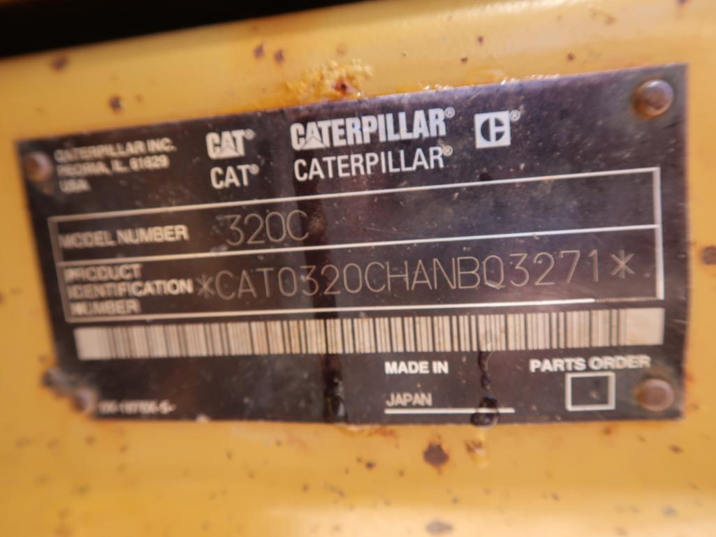 2003 Caterpillar Excavator Model 320 CL, S/N ANB03271, 9 ft. 6 in. Stick, 36 in. Bucket, 32 in.