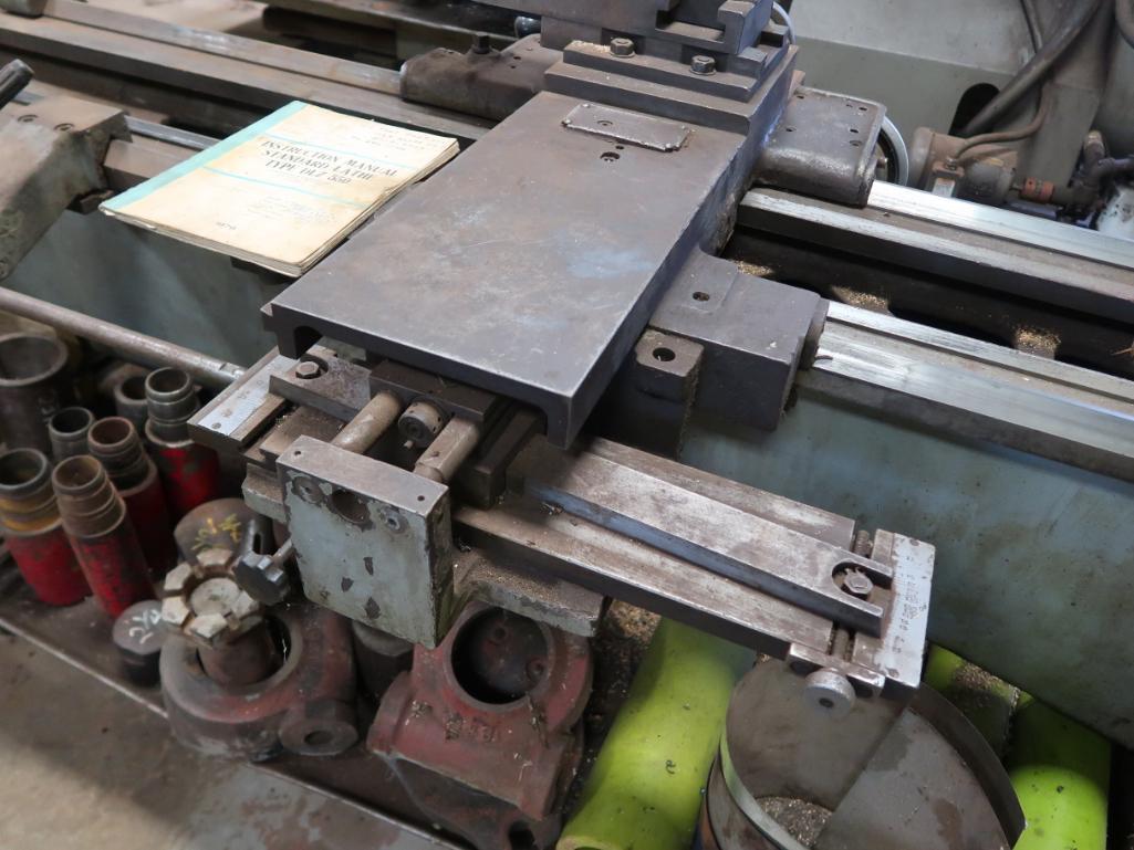 American Edelstaal 22 in. x 120 in. Engine Lathe, S/N 79DLZ3P013, 12 in. 3-Jaw Chuck, 12 in. 4-Jaw