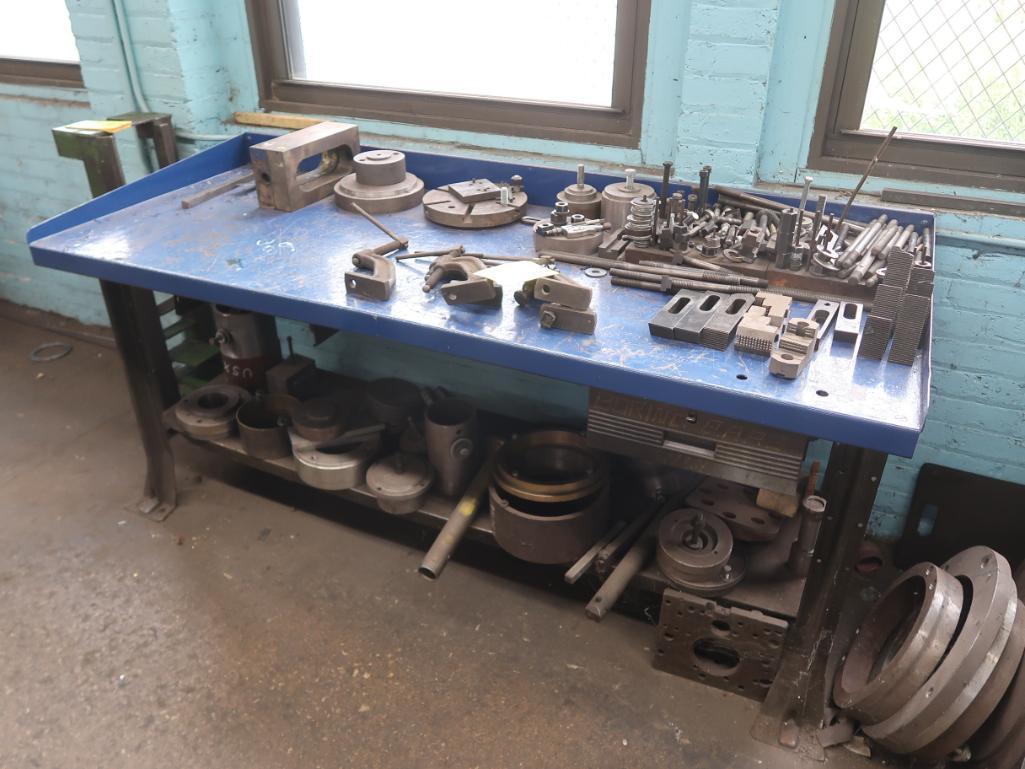LOT: Work Table with Contents, Assorted Tooling
