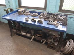 LOT: Work Table with Contents, Assorted Tooling