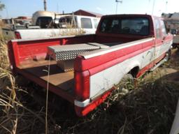 1996 FORD F250 XLT Ext. Cab 4x2 Long Bed, 7.3 Power Stroke, Auto Trans, Vin # 1FTHX25F1TEB32019