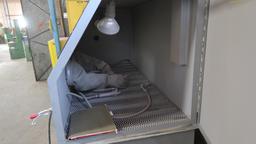 Skat Blast Dry Blast Cabinet Model 970, 58 in. Wide, Dust Collector (#934),