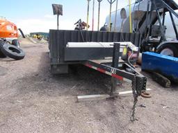 2011 Fleming 27 ft. Flatbed Trailer Model T820-04, VIN # 1F9FS202XB1025635,