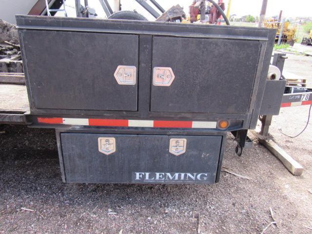 2011 Fleming 27 ft. Flatbed Trailer Model T820-04, VIN # 1F9FS202XB1025635,