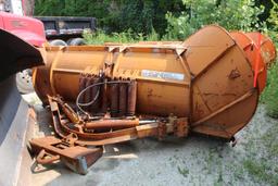 Steel Snow Plow Blade 132 in. W x 46 in. H (est). (Located at 900 Oak Stree